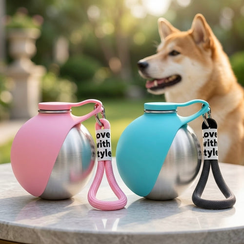 PetLuna GoBottle™ | Botella Portátil para Perros y Gatos