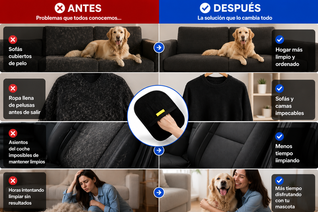 Guante Quitapelos Reutilizable PetLuna™