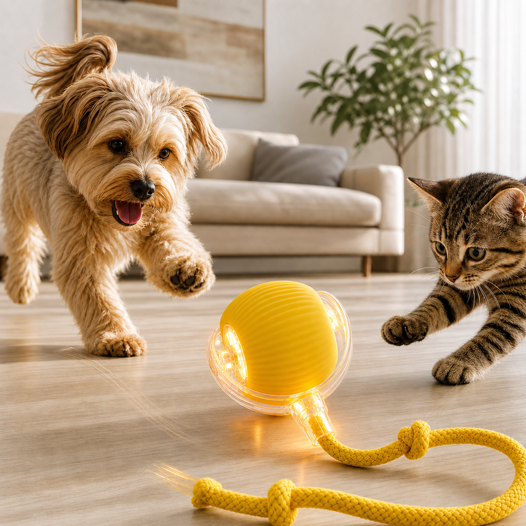 PetLuna PlayBall™ | Pelota interactiva automática